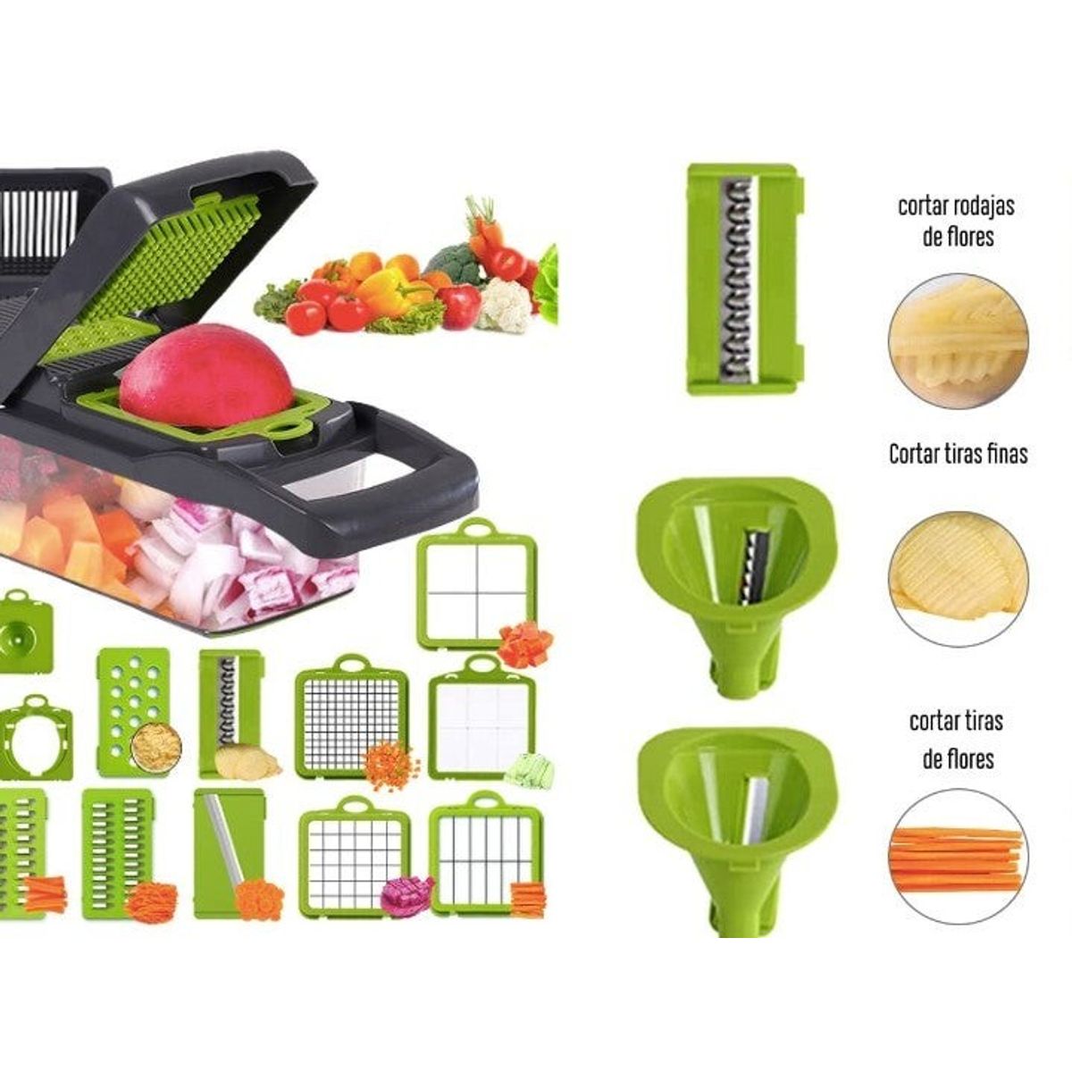 MOVI - Picador de Frutas y Verduras 12 en 1