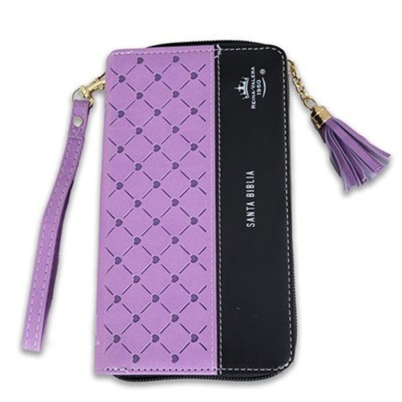 ABBA - Biblia RVR60 015cz Horizonte lilanegro Tamaño Chequera
