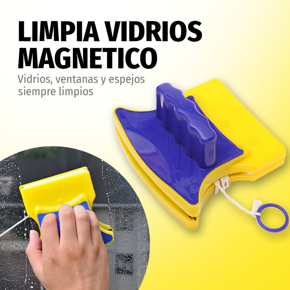 MOVI - Limpia Vidrios Magnético