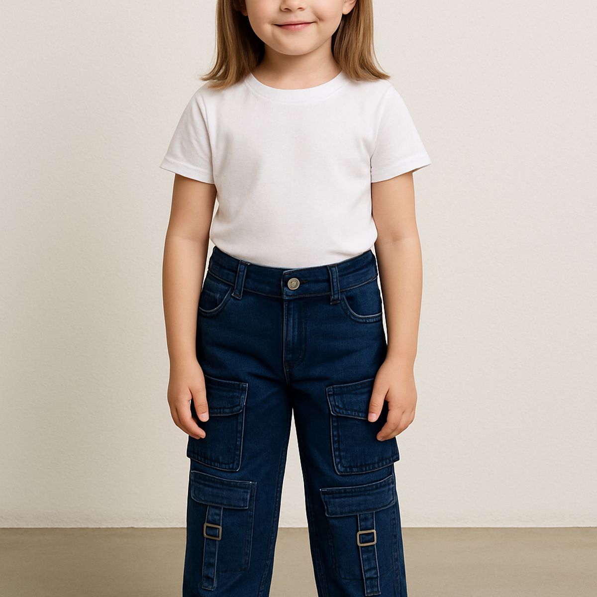 KIBOU - Pantalón Cargo Juvenil Para Niña