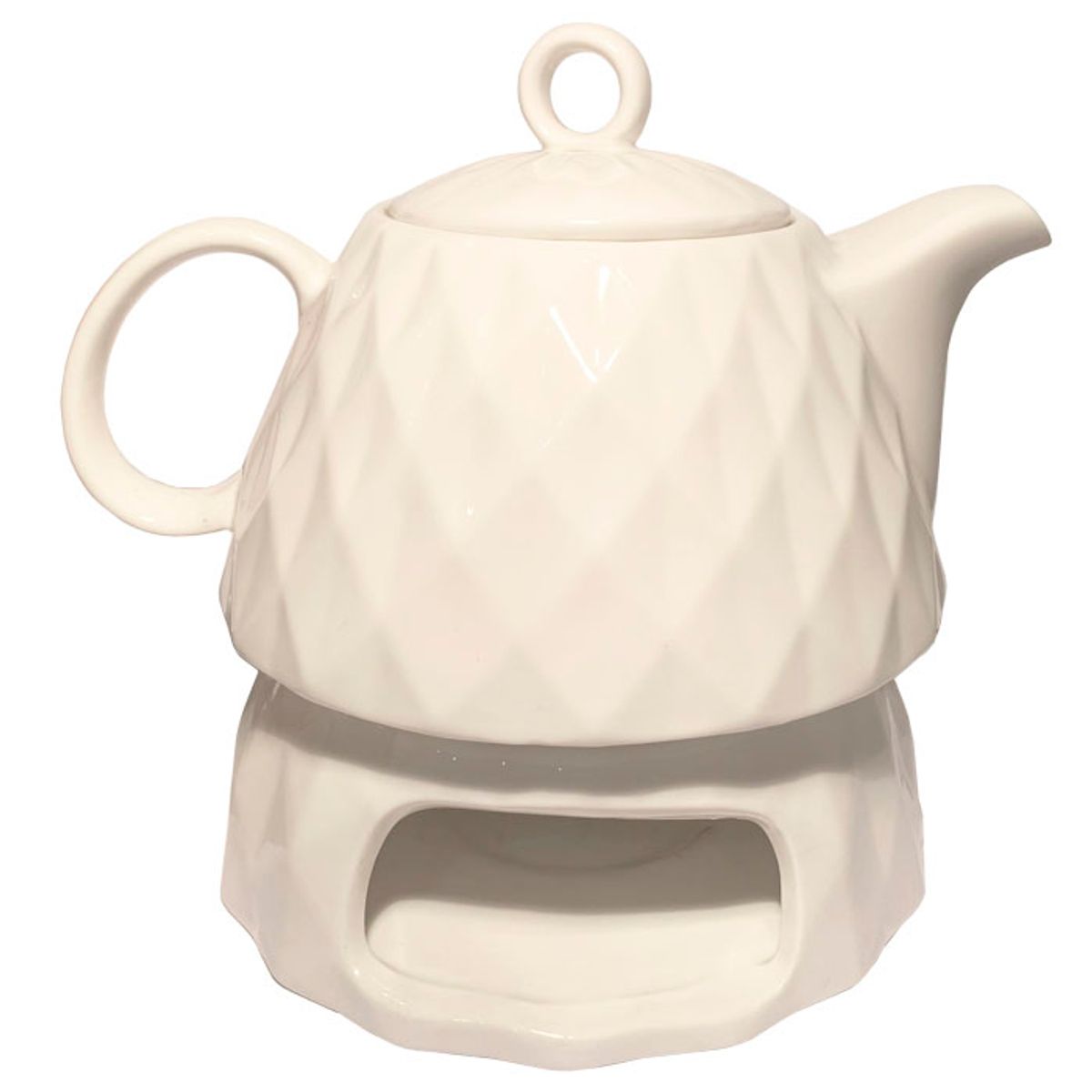 BRIC - Tetera Blanca de Porcelana