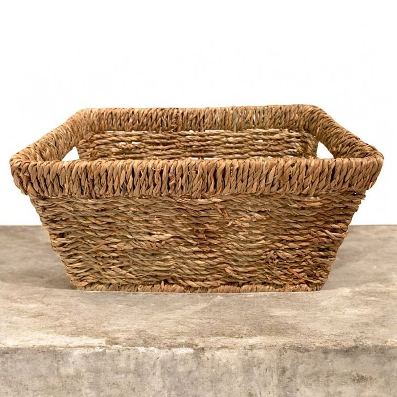 BRIC - Canasto Fibras Naturales Rectangular