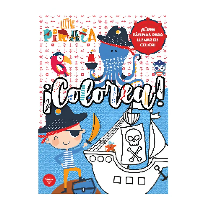 VERTICE - Libro para colorear y actividades Juega y Pinta Pirata