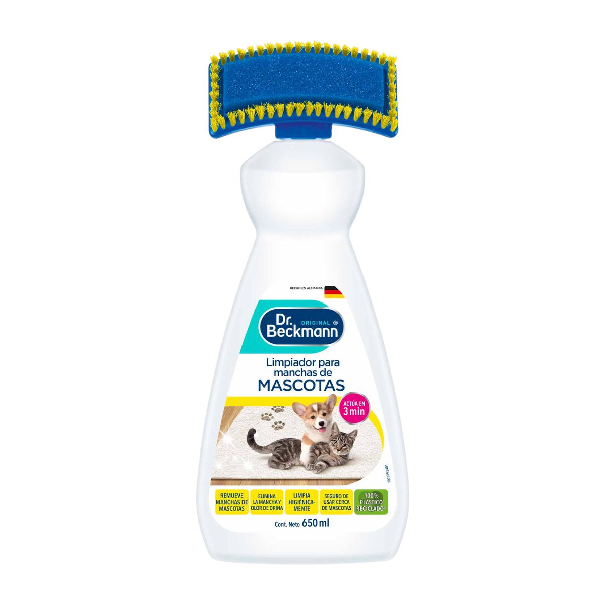 DR BECKMANN - Limpiador Alfombras y Tapices Mascotas 650 ml