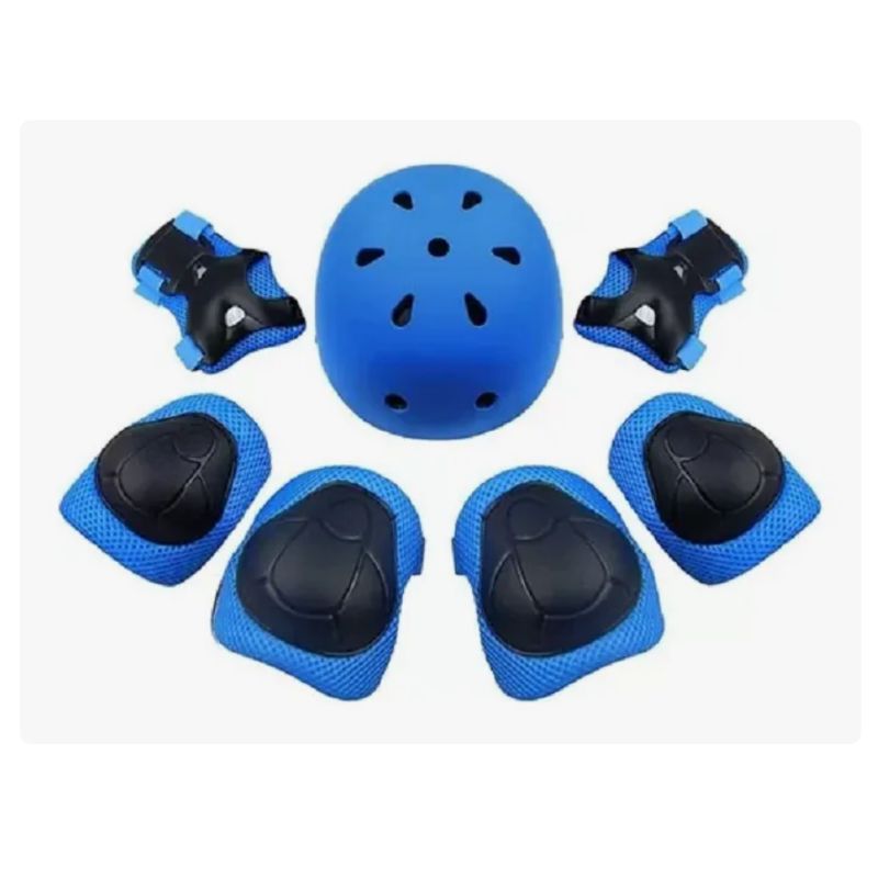 GENERICO - Set Protección Niñoa Para deportes color azul