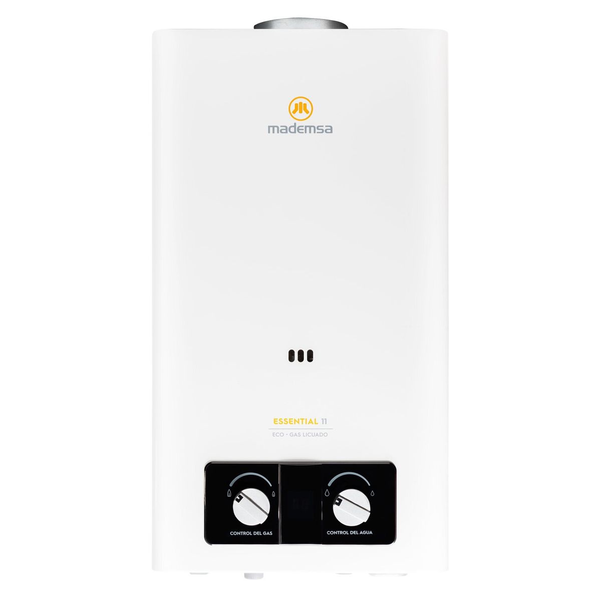 MADEMSA - Calefont Gas Licuado 11 Litros Tiro Natural Essential Eco Mademsa