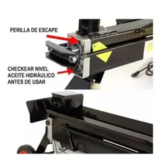 ALTERNATIVE - Astilladora Partidor Trozador De Leña - 7 Toneladas 2200w
