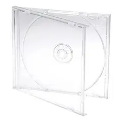 GENERICO - Caja Transparente Para CD Simple X 20 Unidades