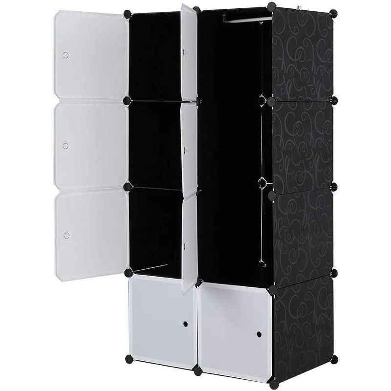GENERICO - Organizador De Zapatos 8 Módulos Dormitorio Estante Ropa