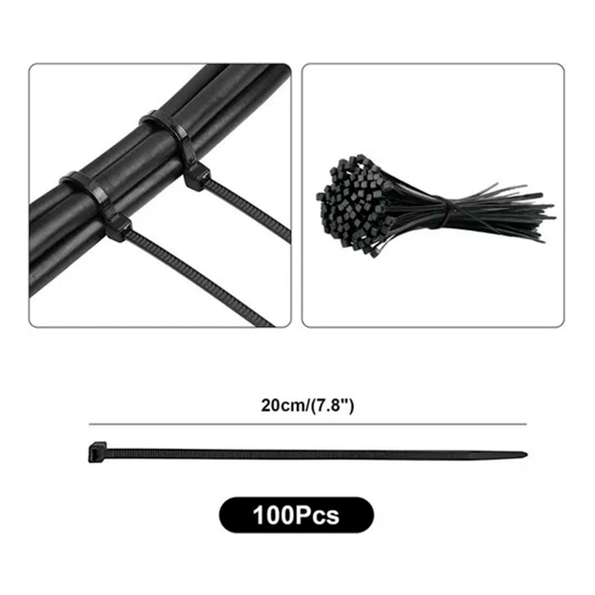 GENERICO - Kit Organizador De Gestión De Cables De 173 Piezas