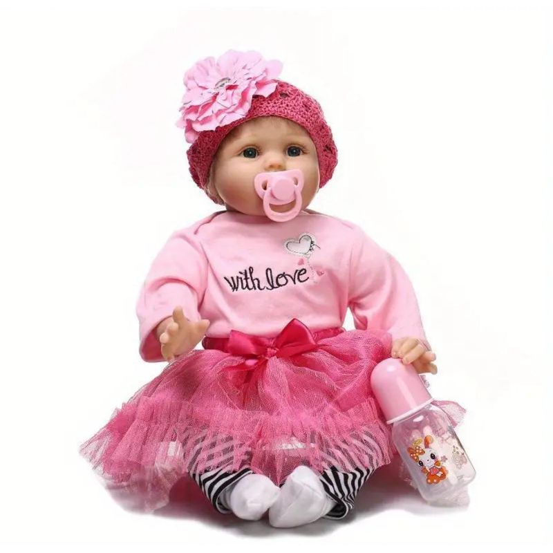GENERICO - Muñeca Bebé Reborn Algodón Y Silicona