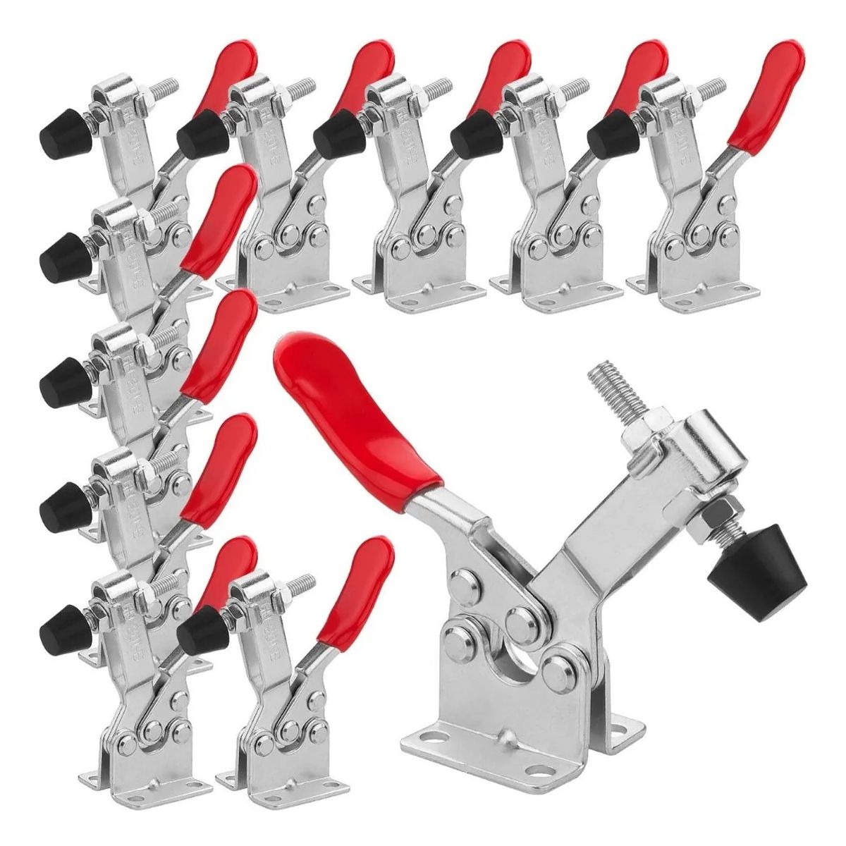 GENERICO - Abrazaderas De Palanca GH-101-A De Liberación Rápida 12 pcs