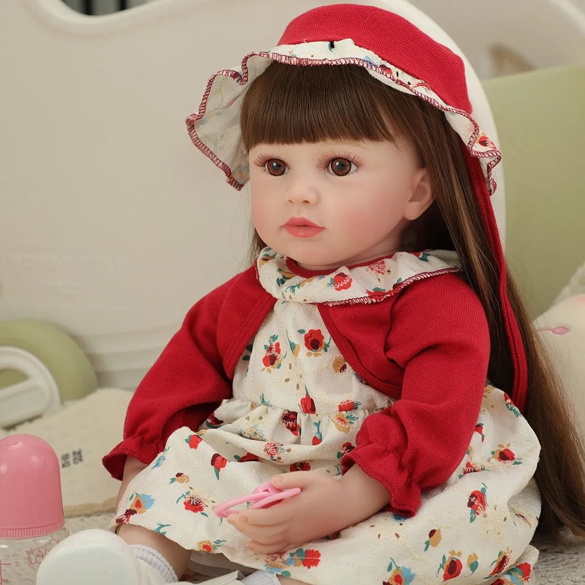 GENERICO - Muñeca Bebé Reborn Realista De Silicona 55 cm