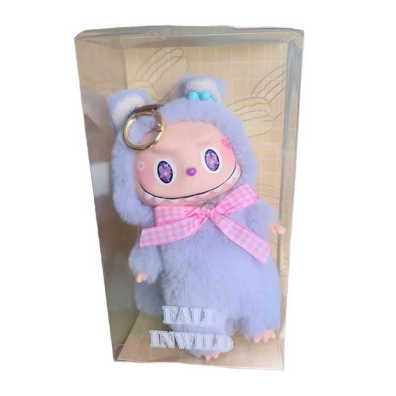 GENERICO - Peluche Labubu Morado En Caja Regalo Novedad