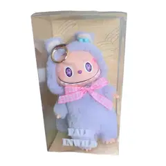 GENERICO - Peluche Labubu Morado En Caja Regalo Novedad