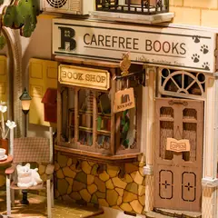 ROBOTIME - Separador de Libros Puzzle 3D - Sunshine Town