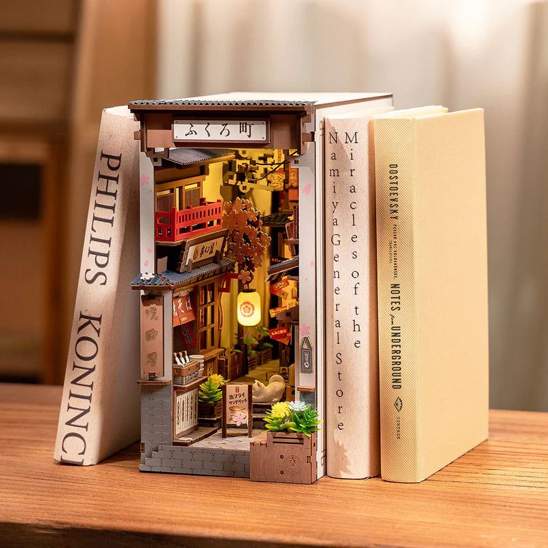 ROBOTIME - Separador de Libros Puzzle 3D Robotime - Sakura Wine Alley