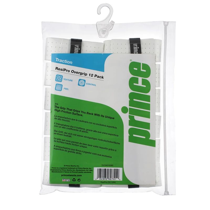 GENERICO - OVERGRIP PRINCE RESIPRO BLANCO X12