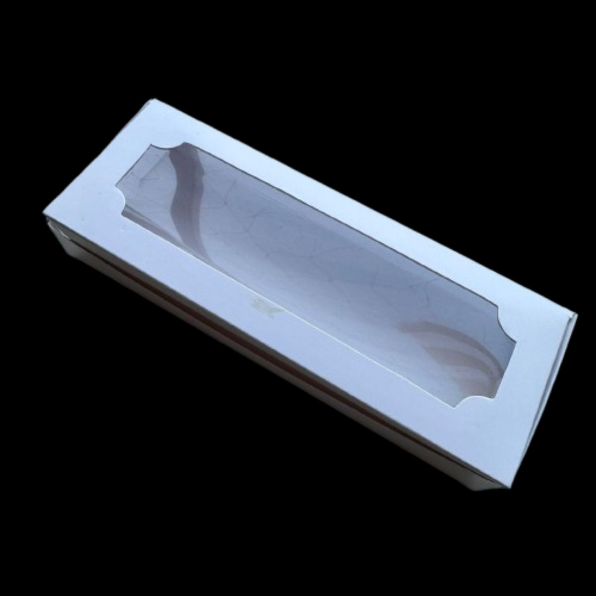 GENERICO - Pack 5 Caja E con Ventana 3 Alfajores 19x7x3 cm