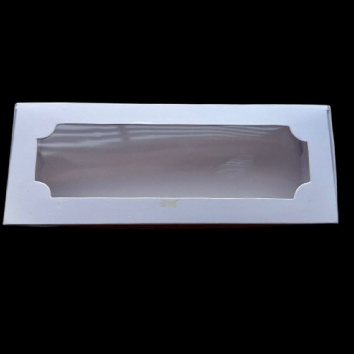 GENERICO - Pack 5 Caja E con Ventana 3 Alfajores 19x7x3 cm