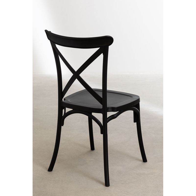 GENERICO - Silla Crossback Negra Aurora