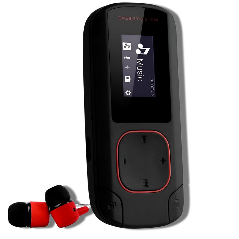 ENERGY SISTEM - Reproductor Mp3 Bluetooth  Fm Energy Sistem Coral Edition 8Gb - Rojo