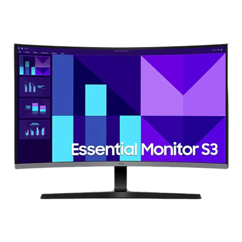 SAMSUNG - Monitor Samsung Essential S3 S39GD 32 Curvo FHD 100Hz HDMI VGA