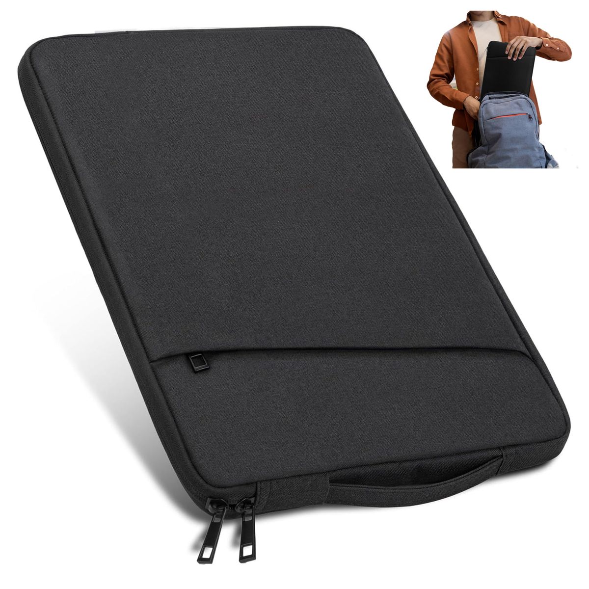 GENERICO - Bolso Maletín Protector Notebook Macbook Hasta 13.6