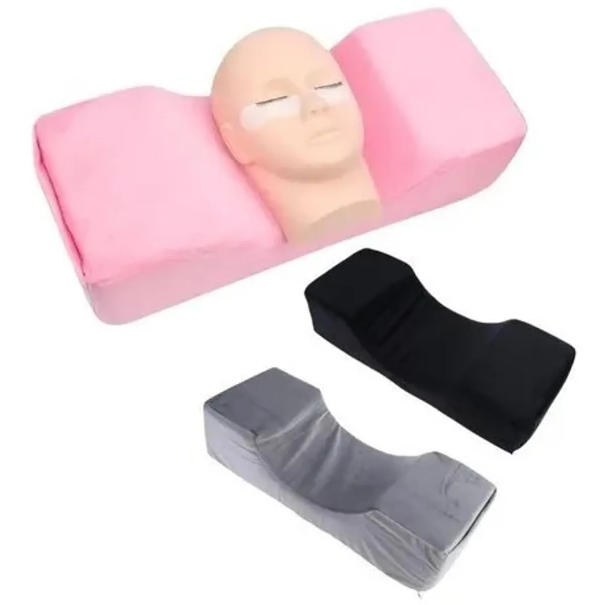 GENERICO - Cojín Para Lashista O Extensiones De Pestañas Almohada Rosa