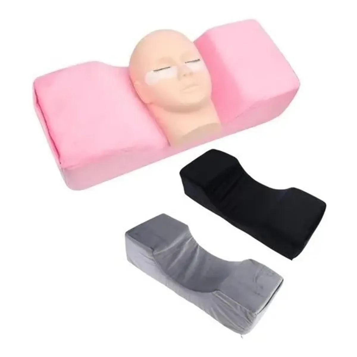GENERICO - Cojín Para Lashista O Extensiones De Pestañas Almohada Rosa