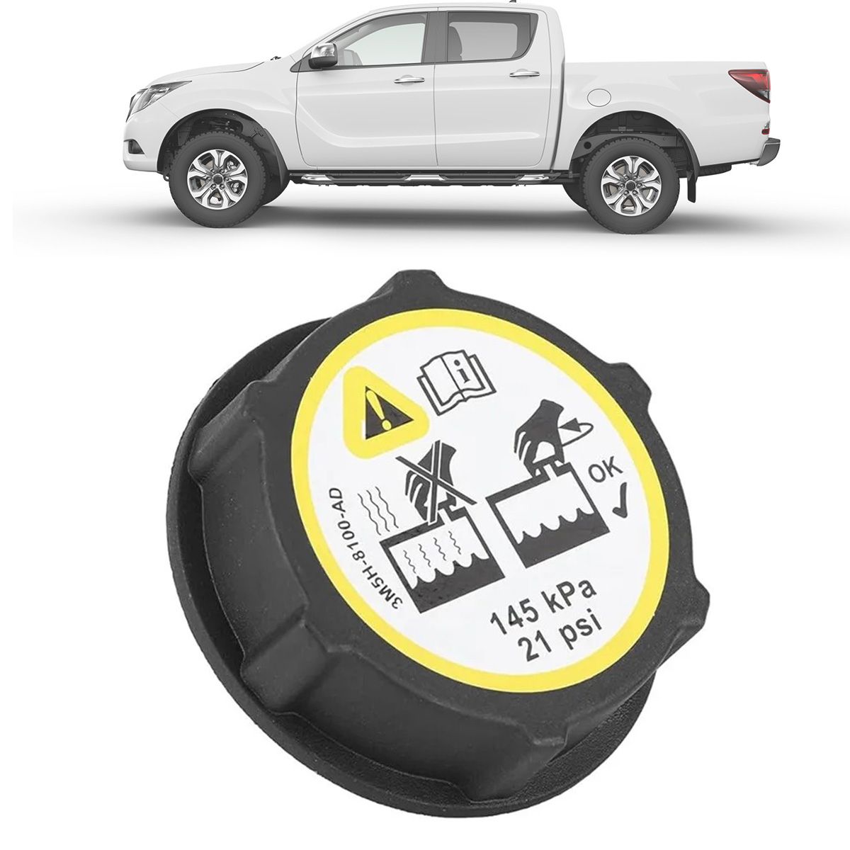 GENERICO - Tapa Deposito Refrigerante 2.2 3.2 Para Ford Ranger Bt50