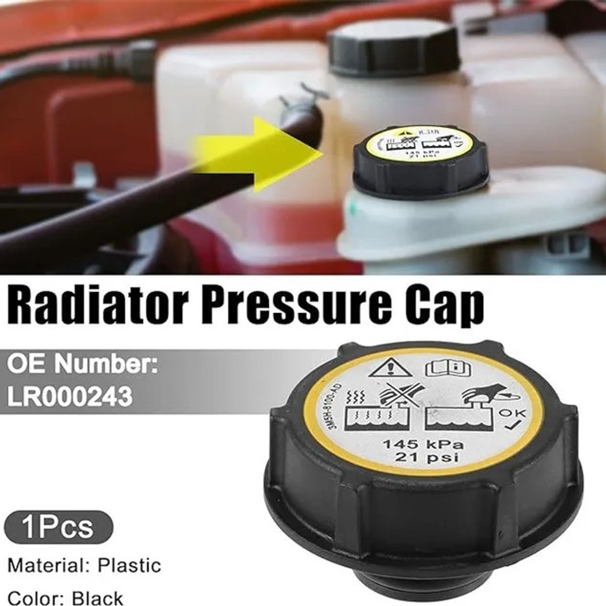 GENERICO - Tapa Deposito Refrigerante 2.2 3.2 Para Ford Ranger Bt50