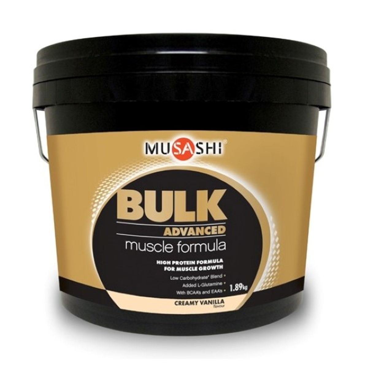 MUSASHI - Musashi Proteina Bulk Whey Protein Isolate 4 Lbs Vanilla