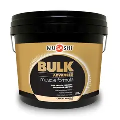 MUSASHI - Proteina Bulk Whey Protein Isolate 4 Lbs Vanilla