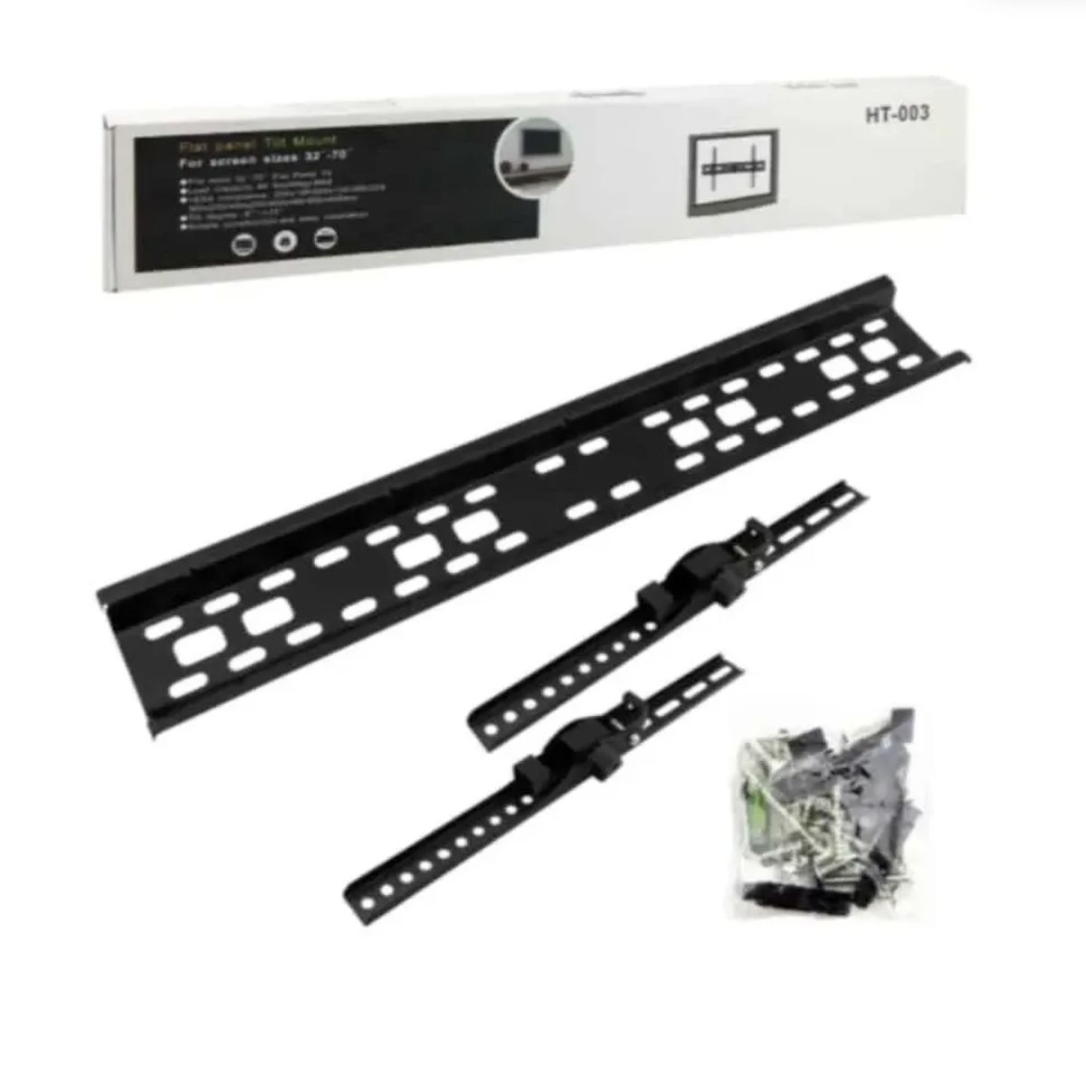 GENERICO - Soporte Tv Inclinable Inclinación Pared Muro 26 a 55 Color Negro