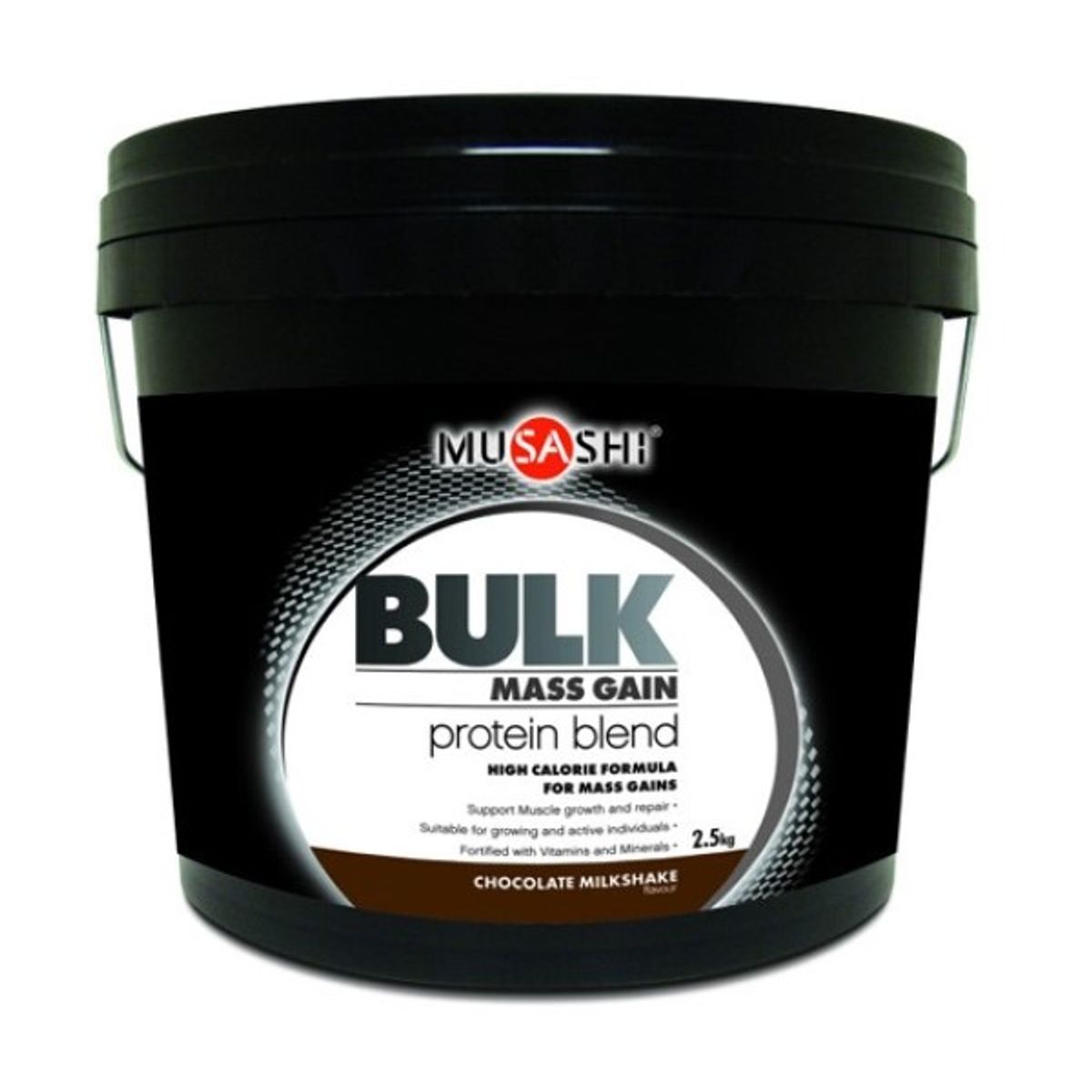 MUSASHI - Musashi Proteina Bulk Mass Gain Whey Protein 5 Lbs Chocolate