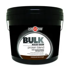 MUSASHI - Proteina Bulk Mass Gain Whey Protein 5 Lbs Chocolate