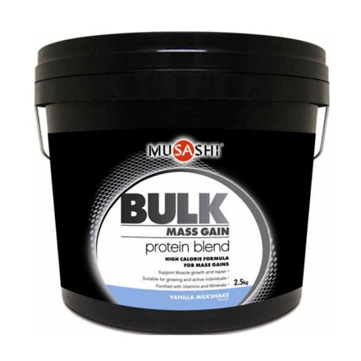 MUSASHI - Musashi Proteina Bulk Mass Gain Whey Protein 5 Lbs Vanilla