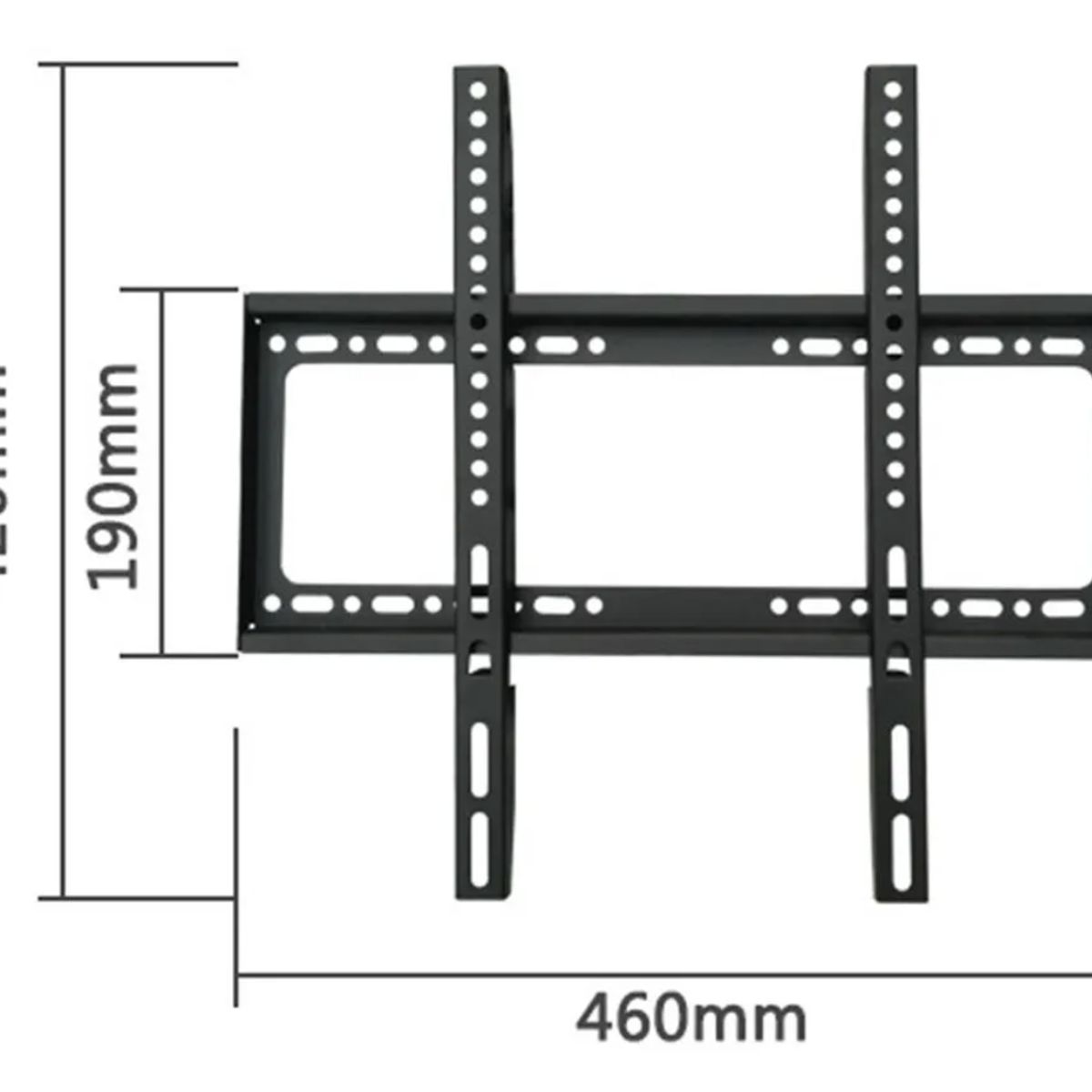 GENERICO - Soporte Tv Led Lcd 26 A 63 Pulgadas Fijo Pared Soporta  Color Negro