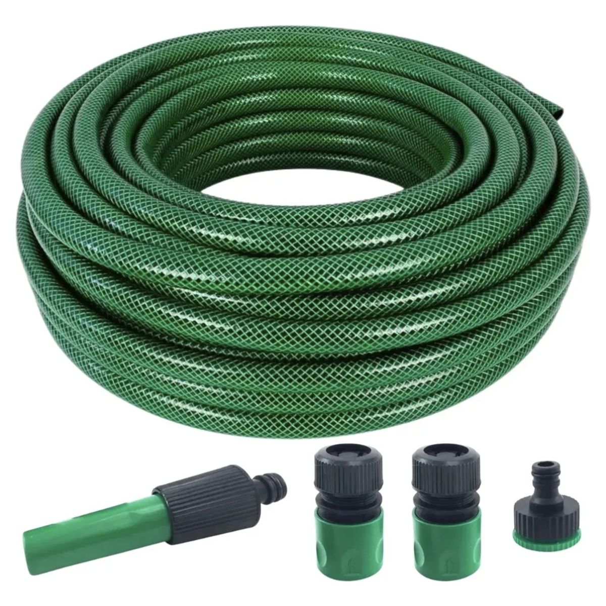 GENERICO - Manguera Reforzada 1/2 Pulgada Rollo 50 Mts Color Verde