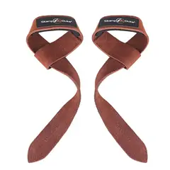 GENERICO - MUÑEQUERAS STRAPS DE CUERO LEVANTAMIENTOS PESAS