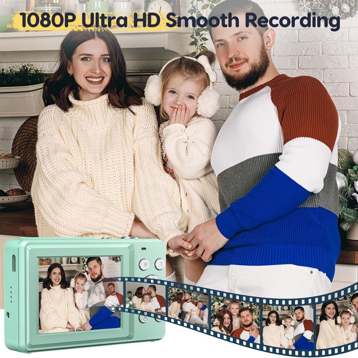 RENVMEXY - Regalo Original Cámara Verde 44MP + 64GB - Aventuras