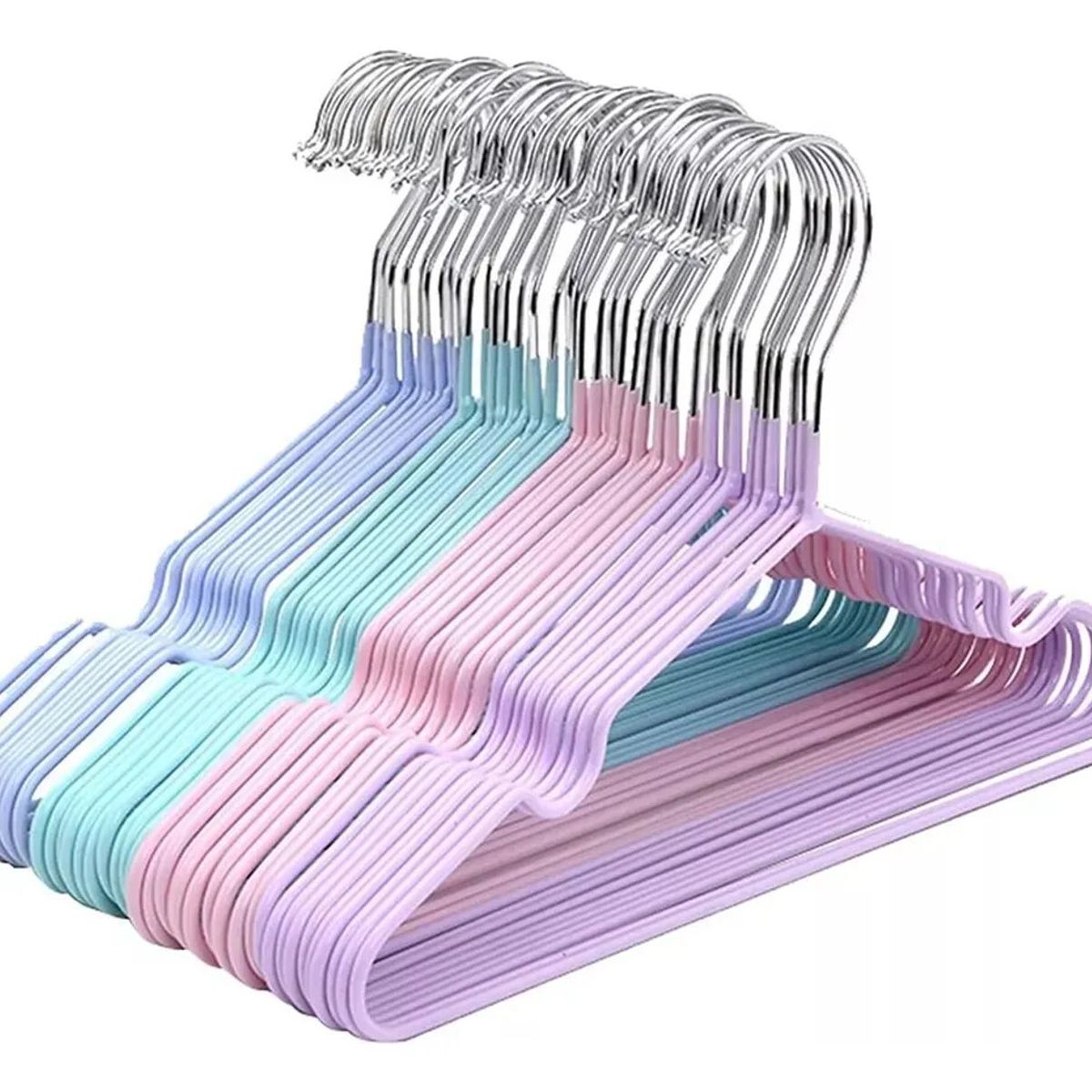 GENERICO - 40pcs Perchas Azules Antideslizantes Y Engrosadas Para Hogar