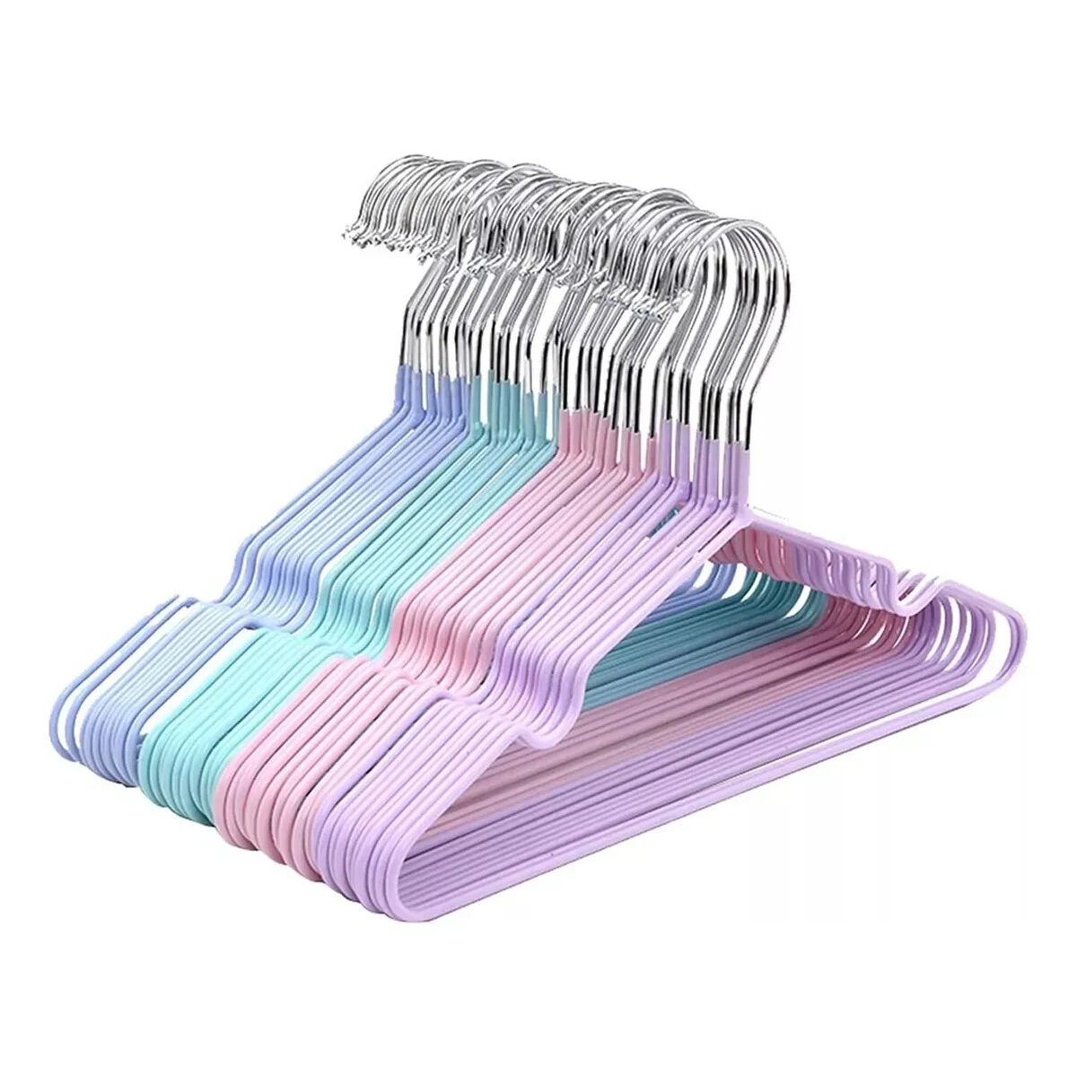 GENERICO - 40pcs Perchas Azules Antideslizantes Y Engrosadas Para Hogar