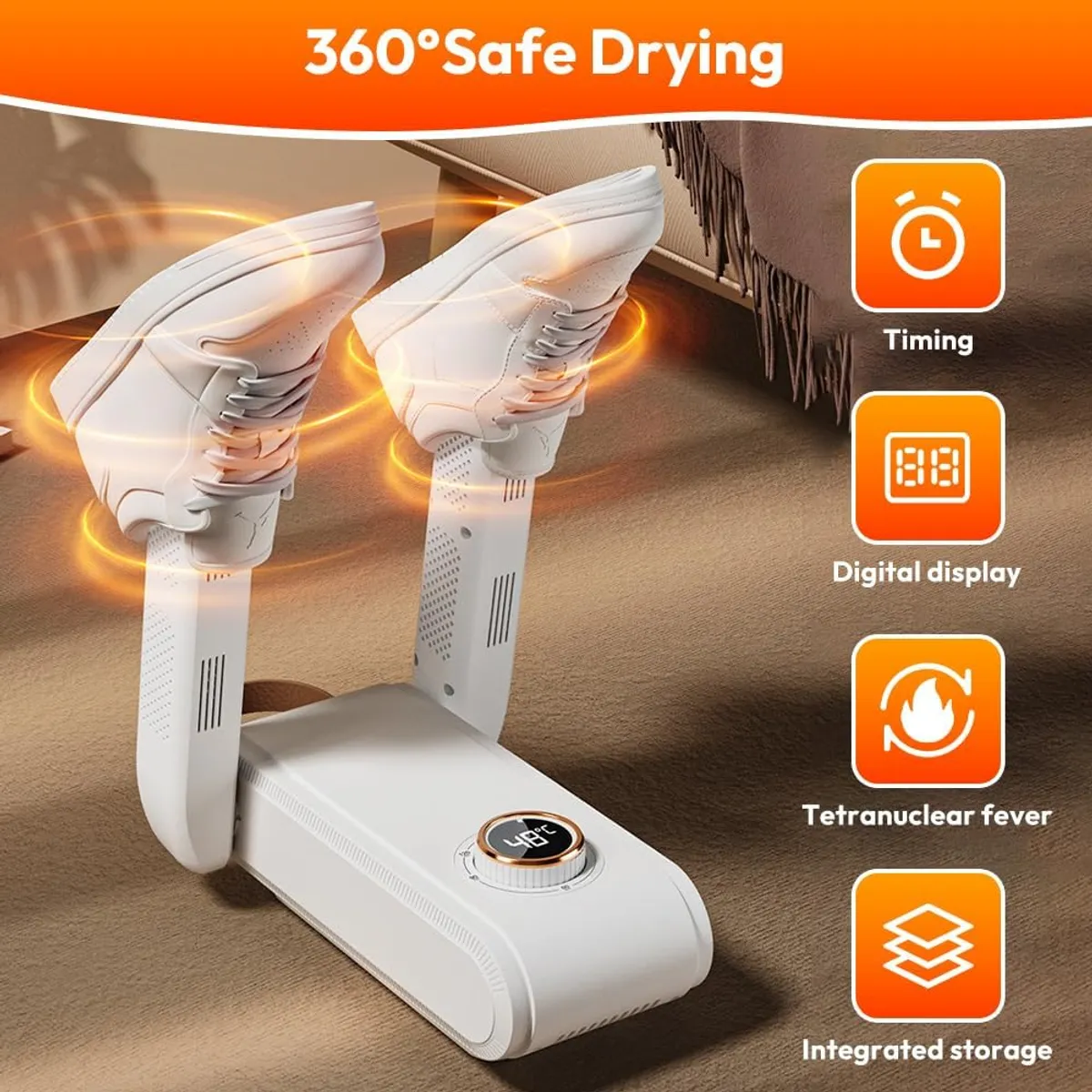 EVERSO - Secador De Zapatos Electricos  Máquina Secado Botas