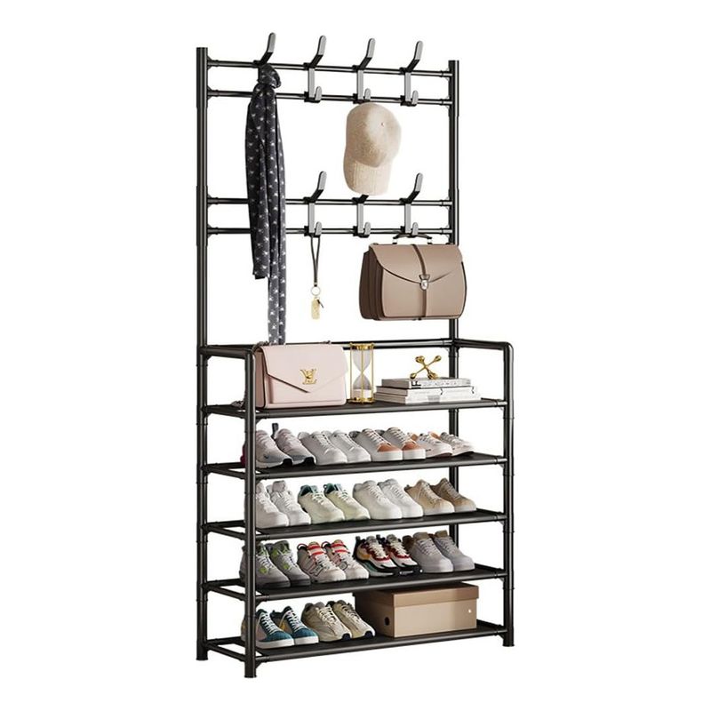EVERSO - Zapatero Organizador Colgador Zapatos Armario Perchero Negro