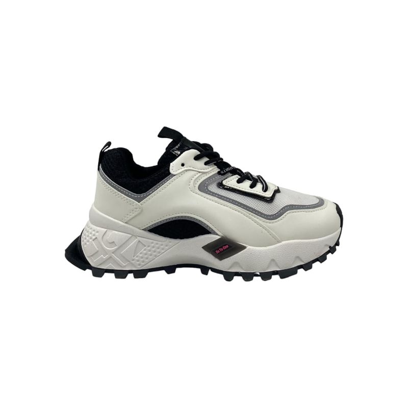 HERIEL - Zapatilla Negra Plataforma Mujer