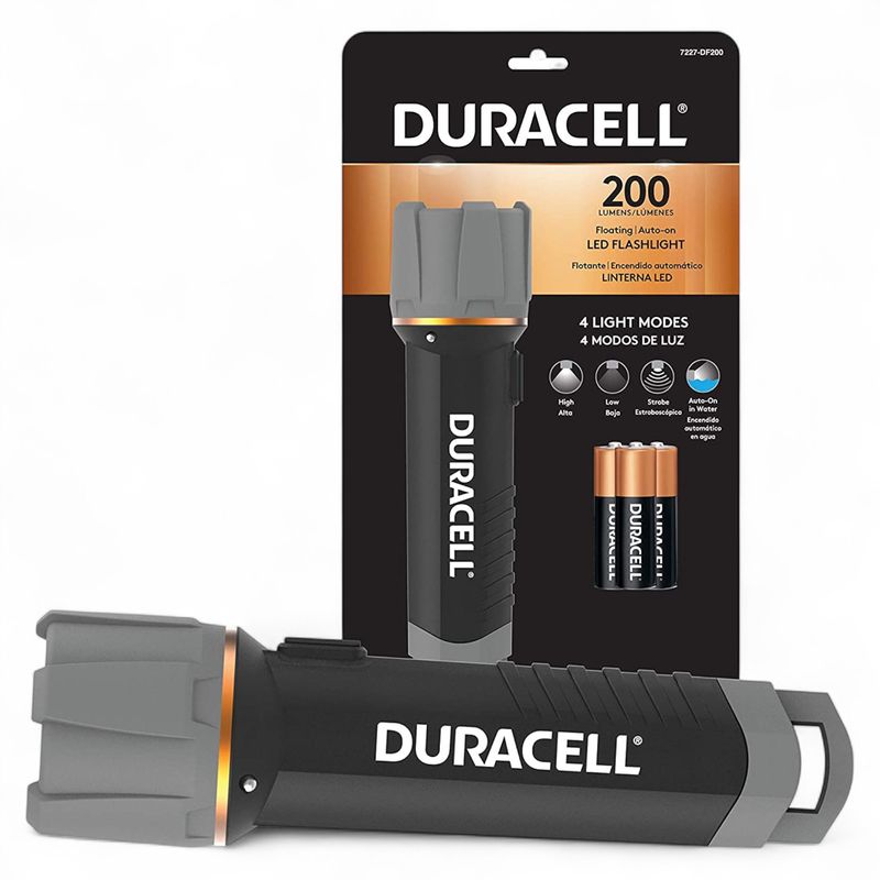 DURACELL - Linterna LED Duracell Flotac Infinity X1 WaterProof 200 Lm