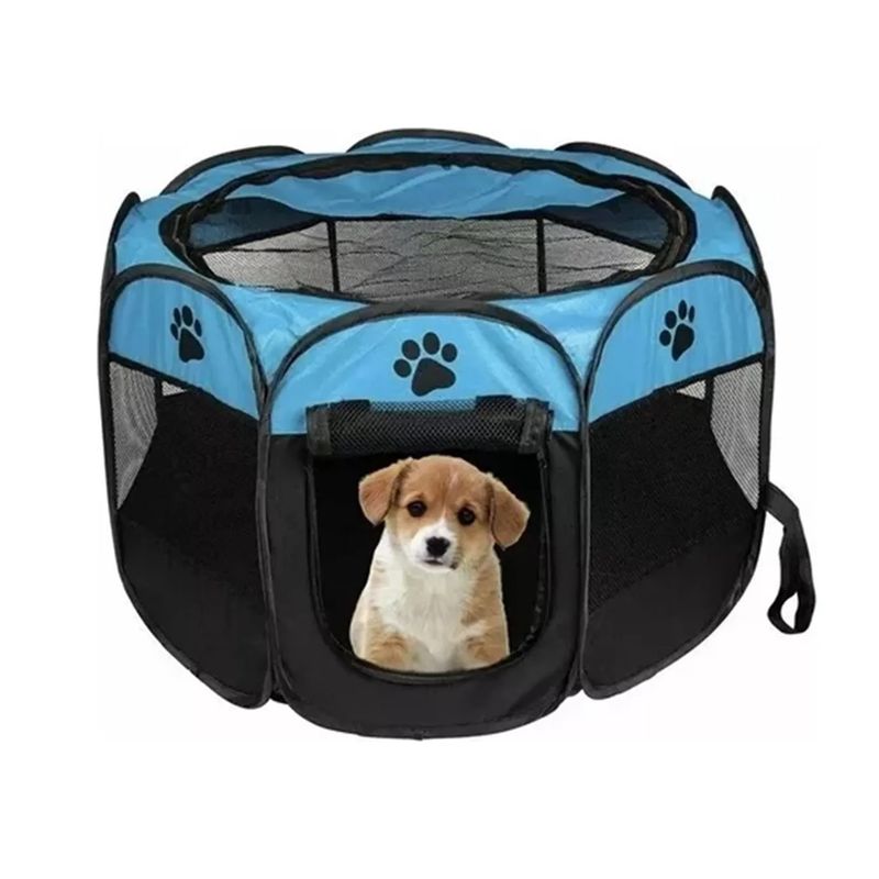 GENERICO - Corral Jaula Para Perro Gato Conejo Plegable Mascota Casa M