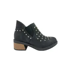 HERIEL - Botín Negro Tachas Mujer